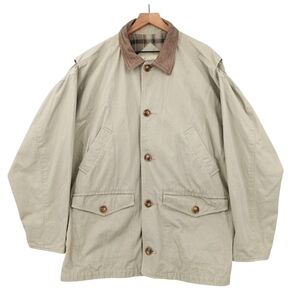FieldMaster Barn Coat Mens 2xl Beige Button Zip Field Chore Jacket XXL